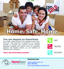 Logo for HomeTeam Inspection Service - Will County