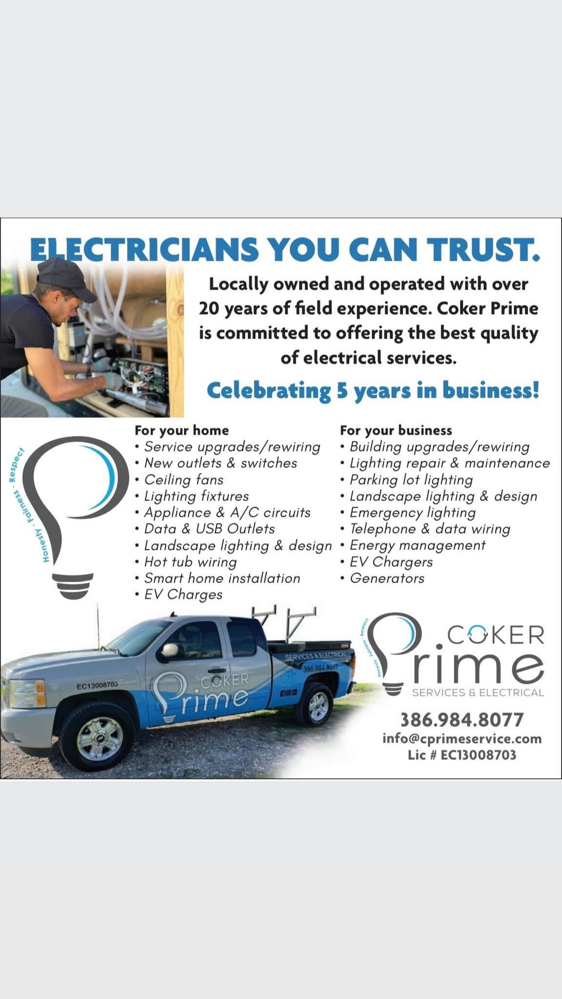 Coker Prime Services & Electrical, LLC logo