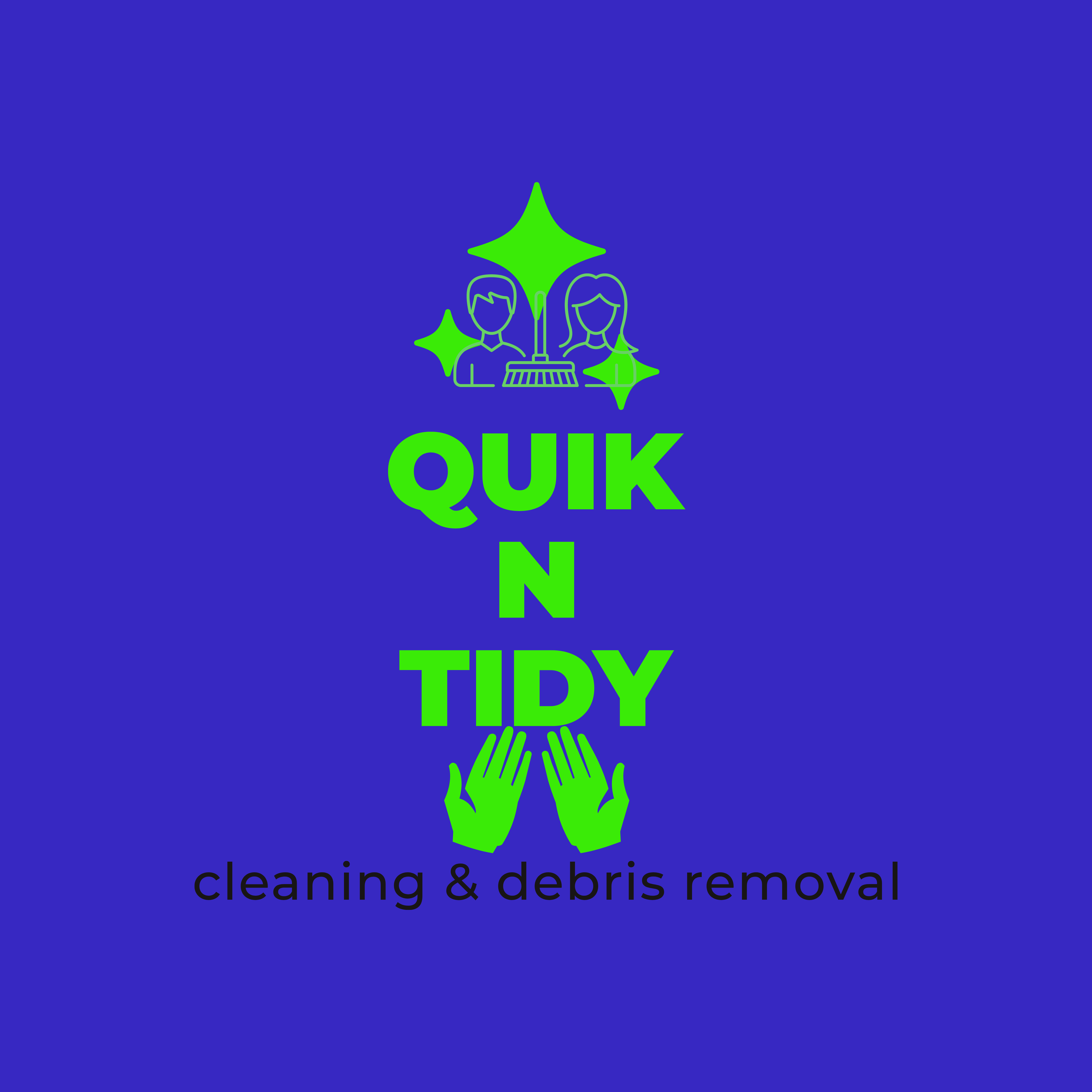 Quik 'N Tidy LLC logo