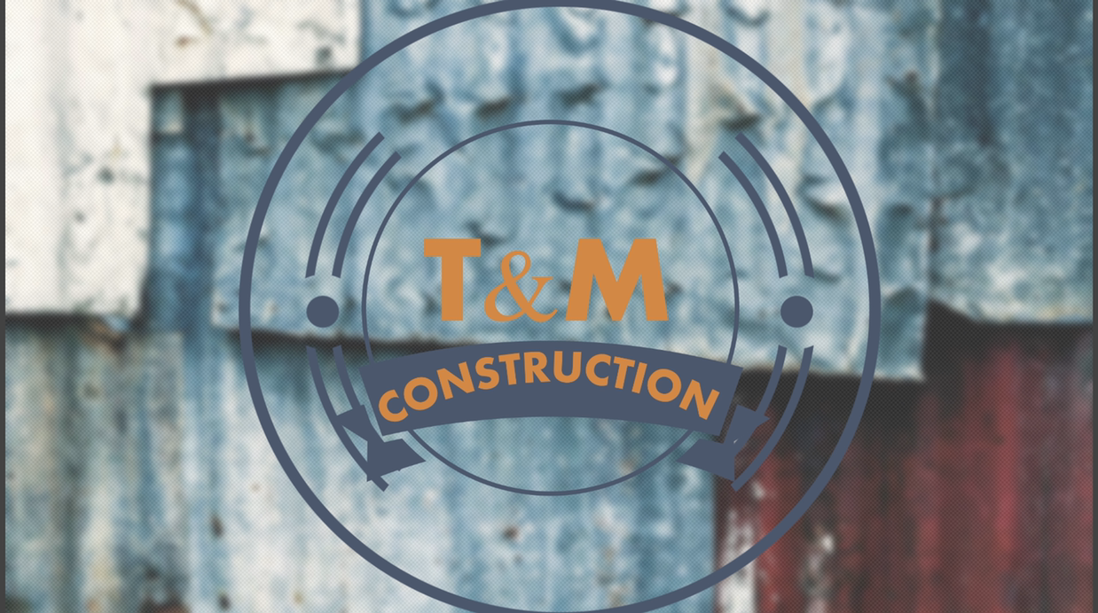 T & M construction logo
