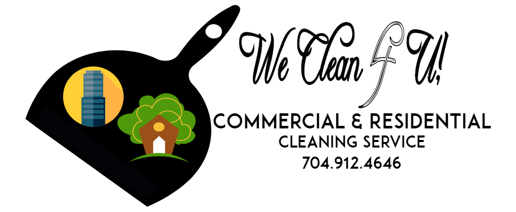 Logo for We Clean 4 U!