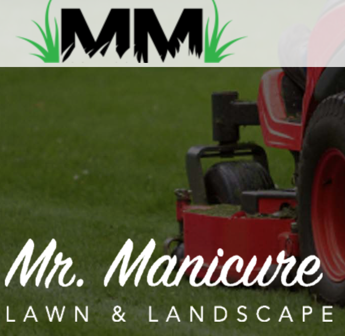Mr. Manicure Lawn and landscape logo