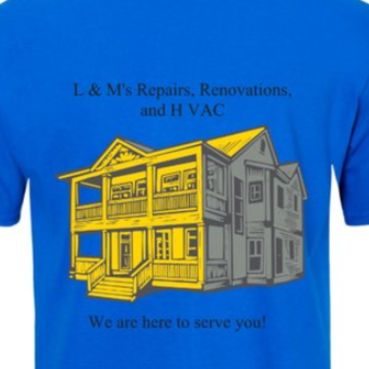 Logo for L & M's Repairs, Renovations, and H-VAC