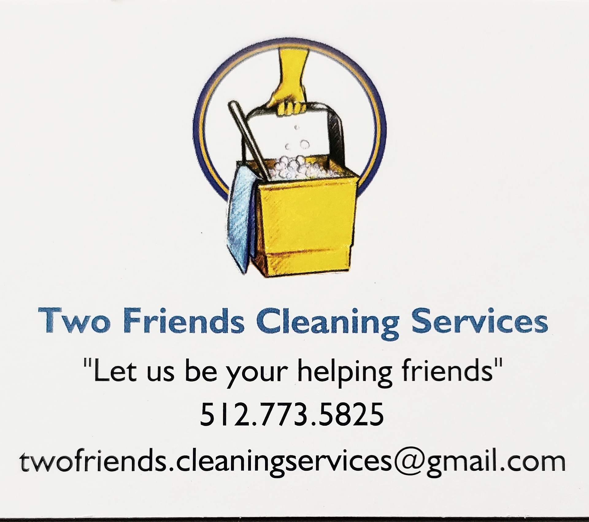 Logo for Two Friends Cleaning Services