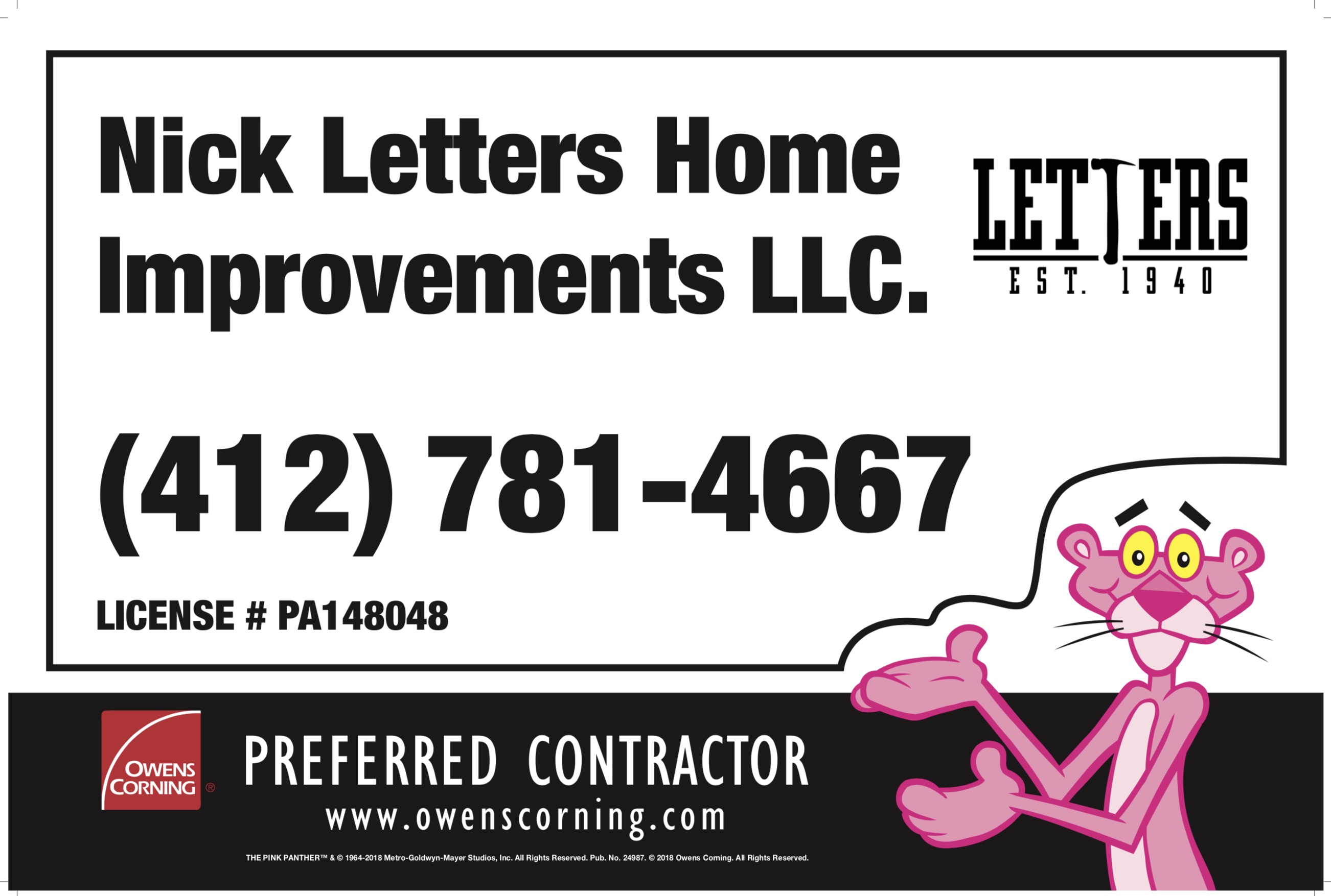 Nick Letters Home Improvements LLC logo