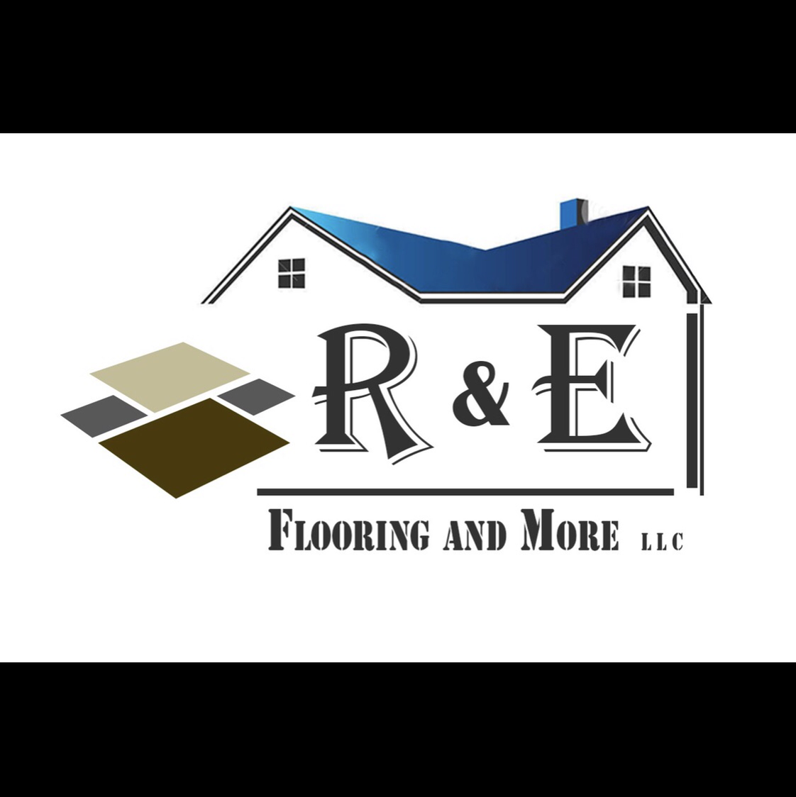 R&E flooring and more logo