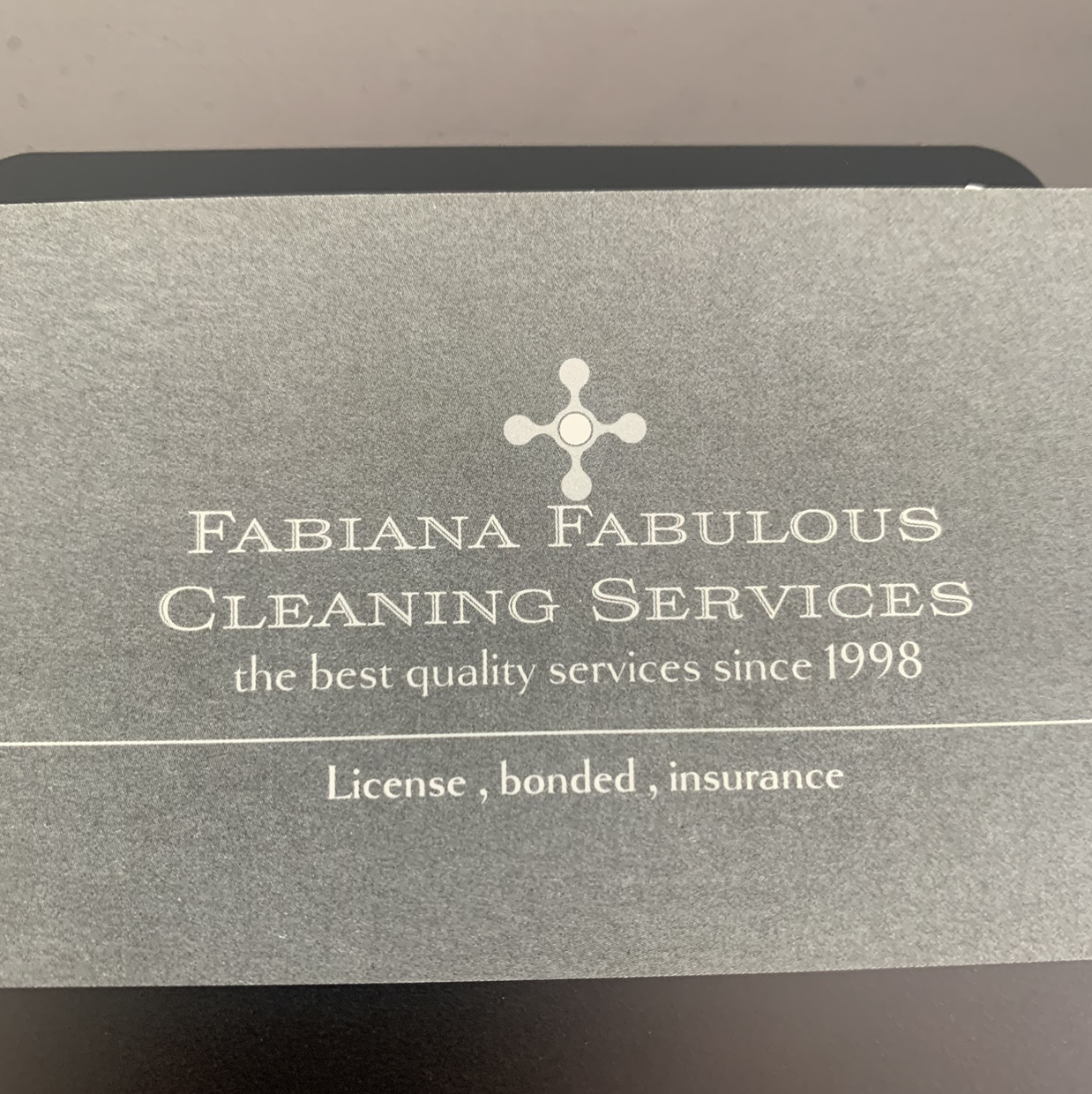 Fabiana Fabulous cleaning services logo
