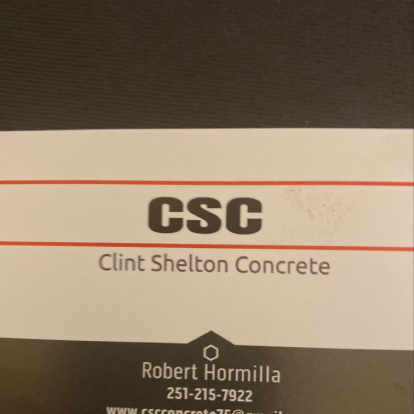 Logo for CSC Concrete