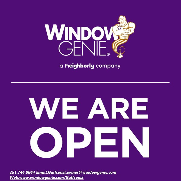 Window Genie of the Gulf Coast logo