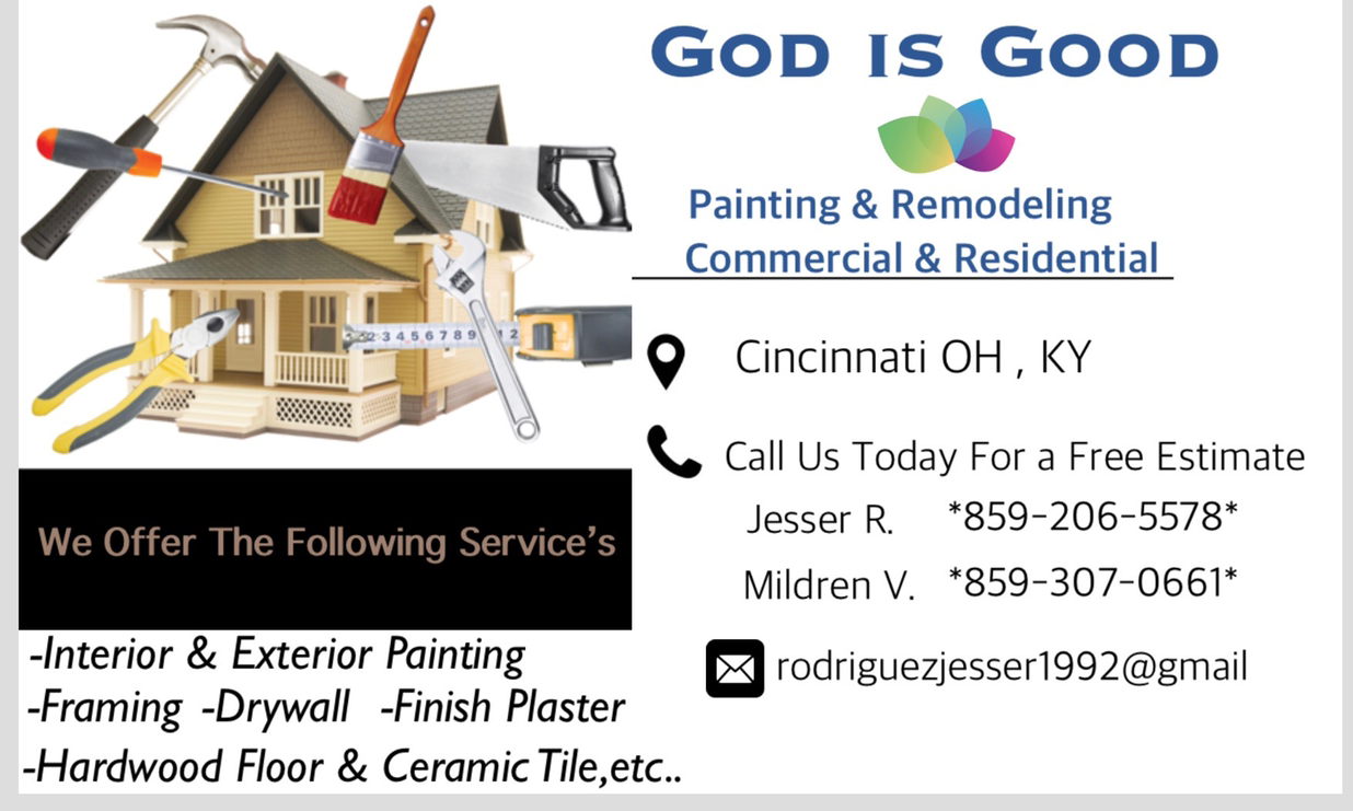 God Is Good Painting and Remodeling LLC logo