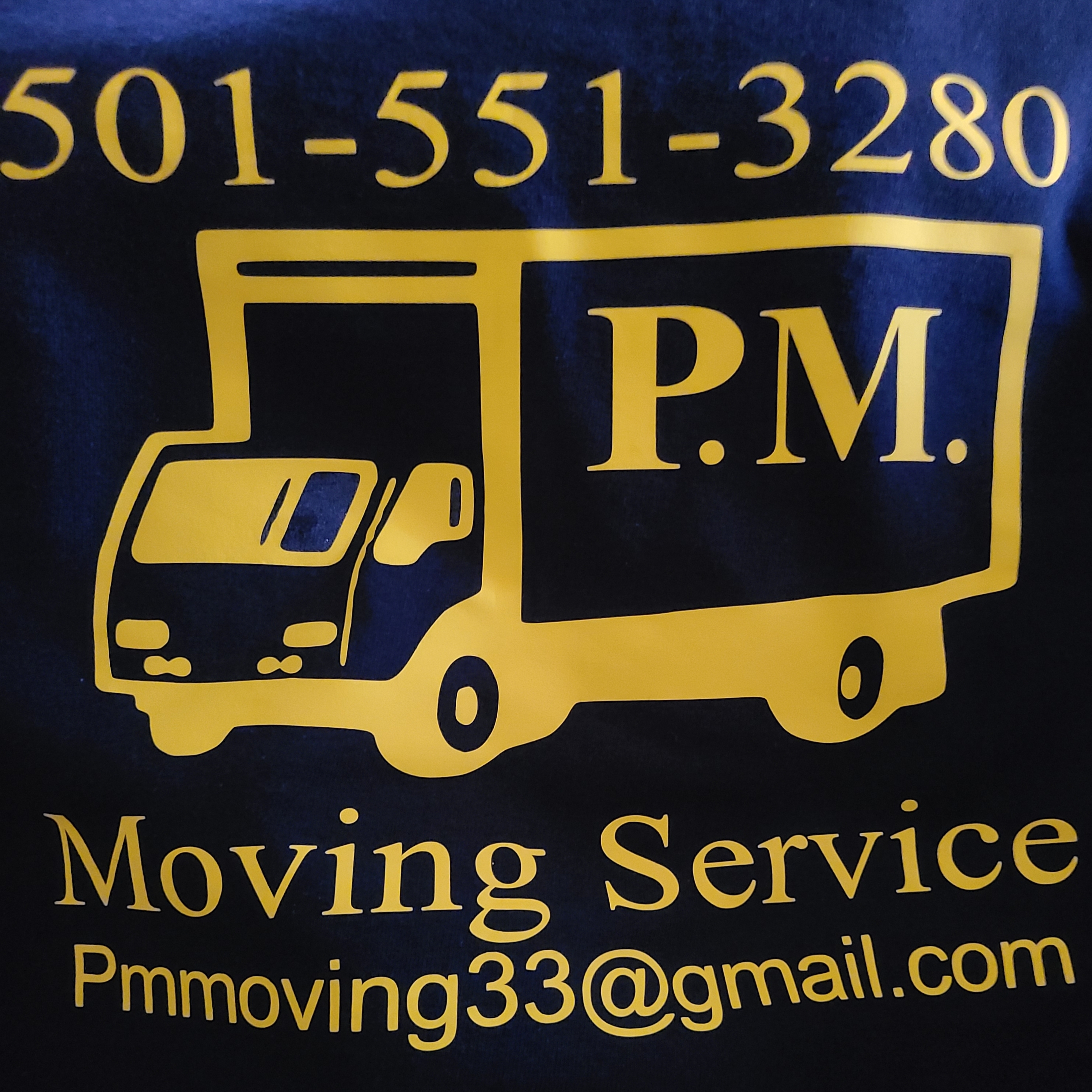PM Moving & Lawn Care logo