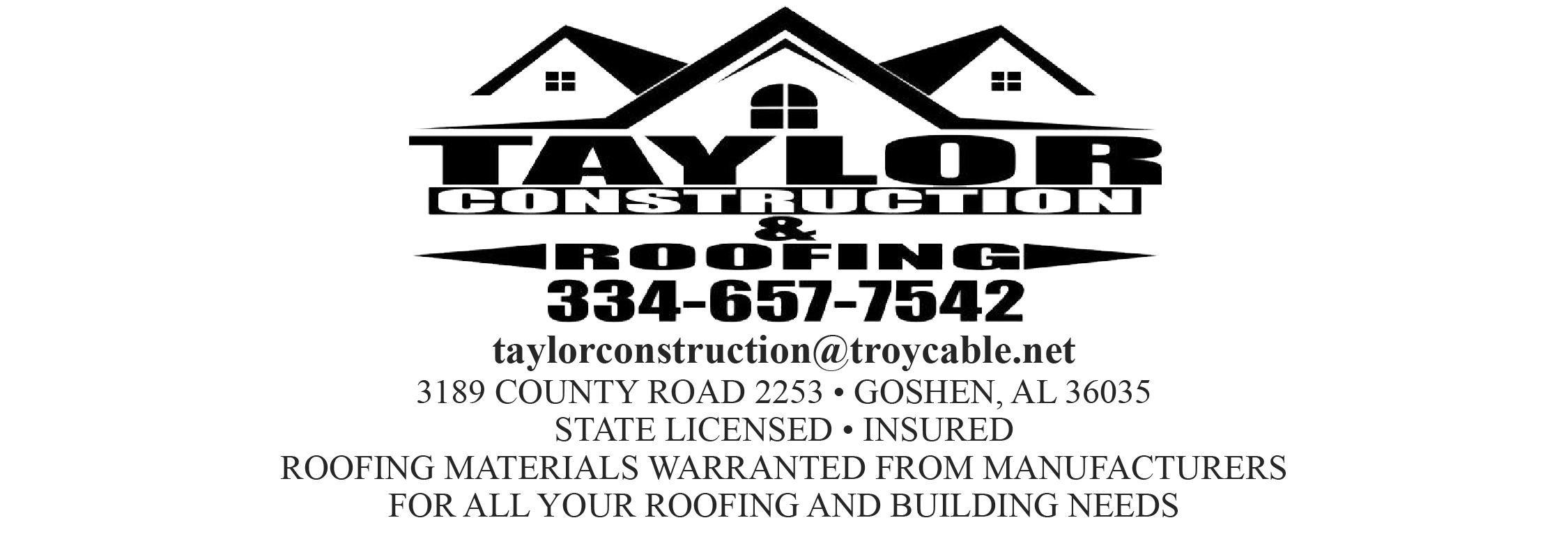 Taylor Construction & Roofing logo