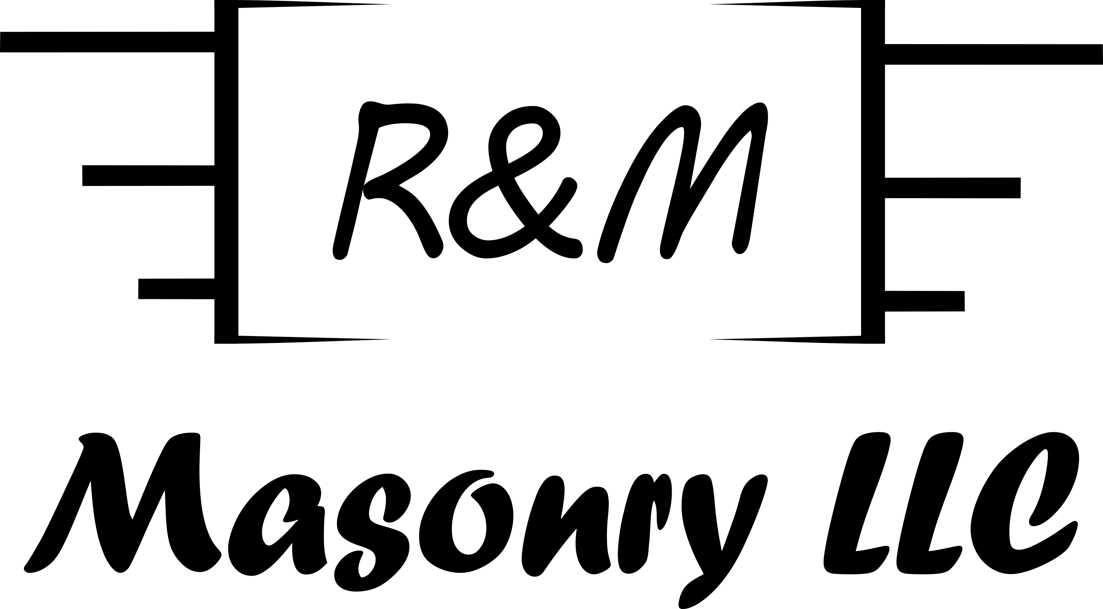 R&M Masonry logo