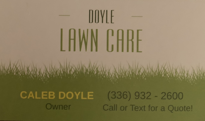 Logo for Doyle lawn care