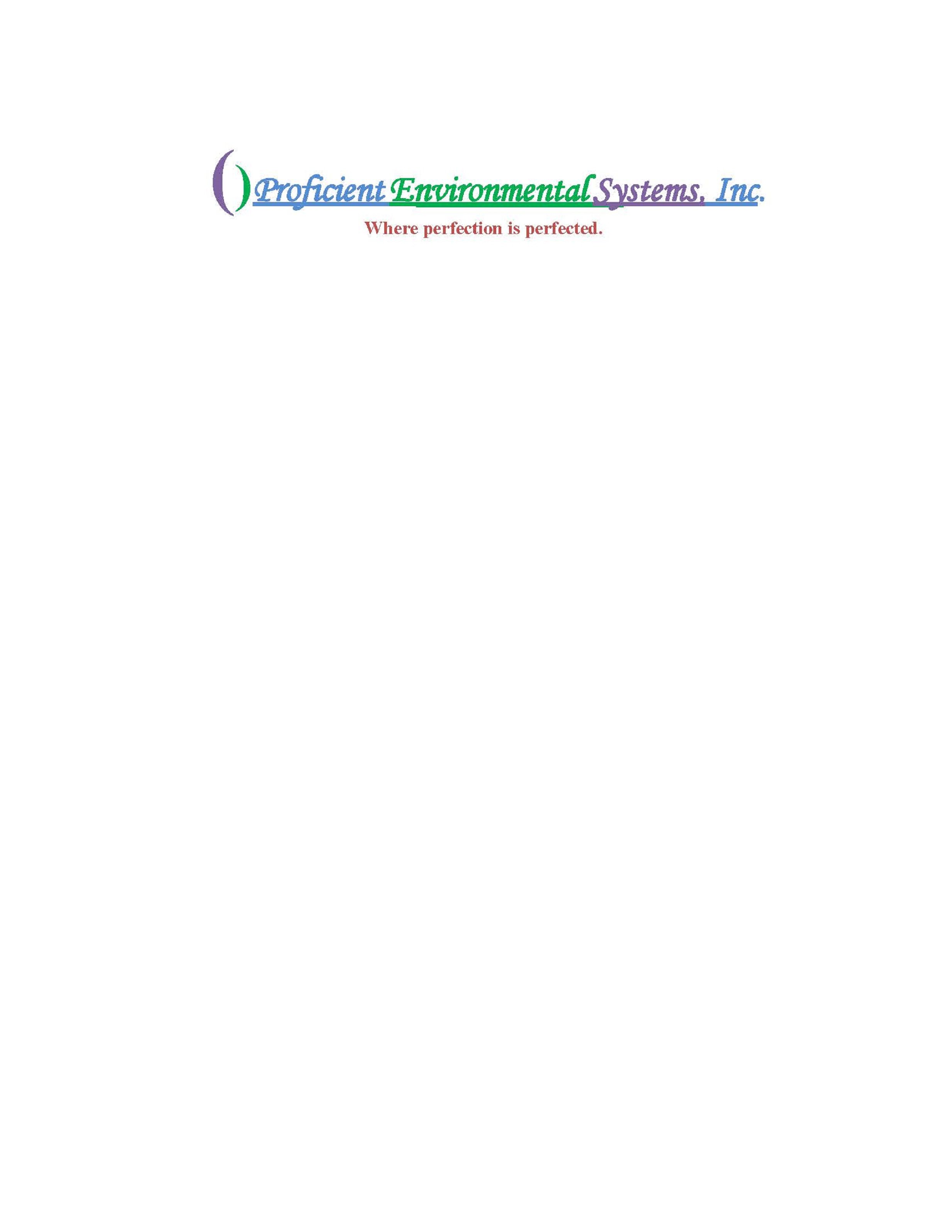 Avatar for Proficient Environmental Systems