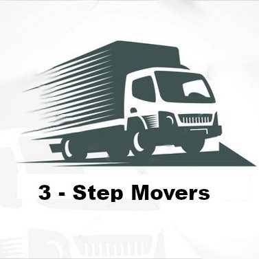 3 Step Movers logo