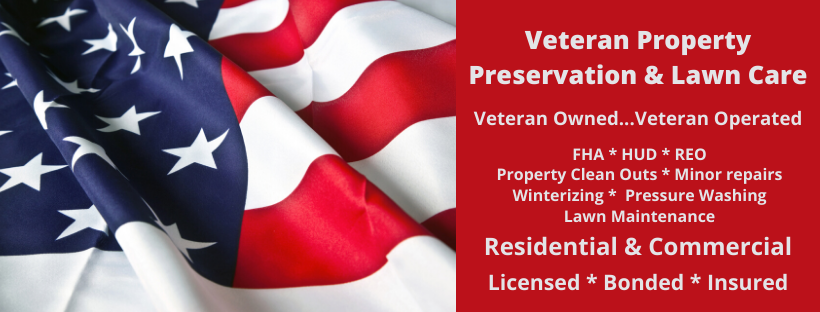 Logo for Veteran Property Preservation & Lawn Care
