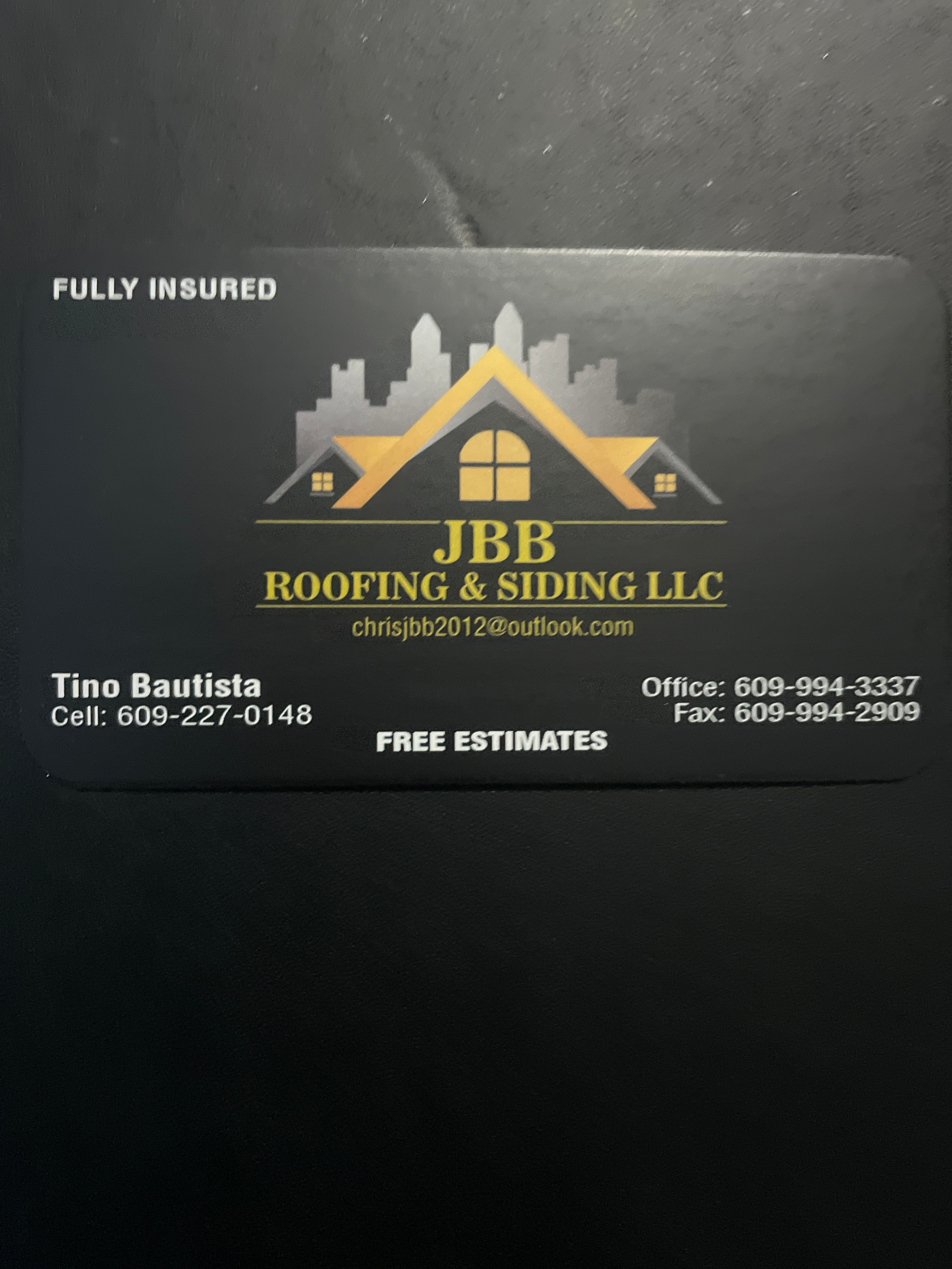Logo for JBB Roofing and Siding