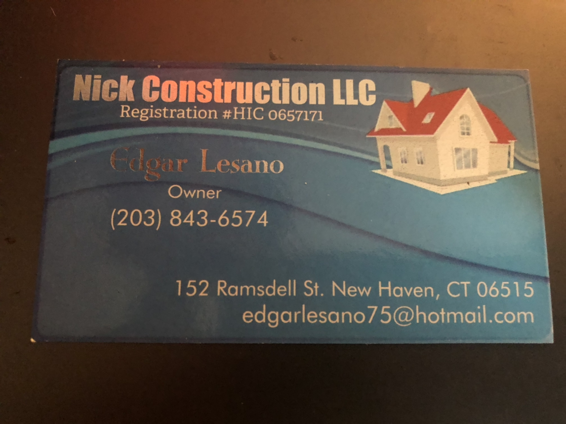 Nick Construction logo