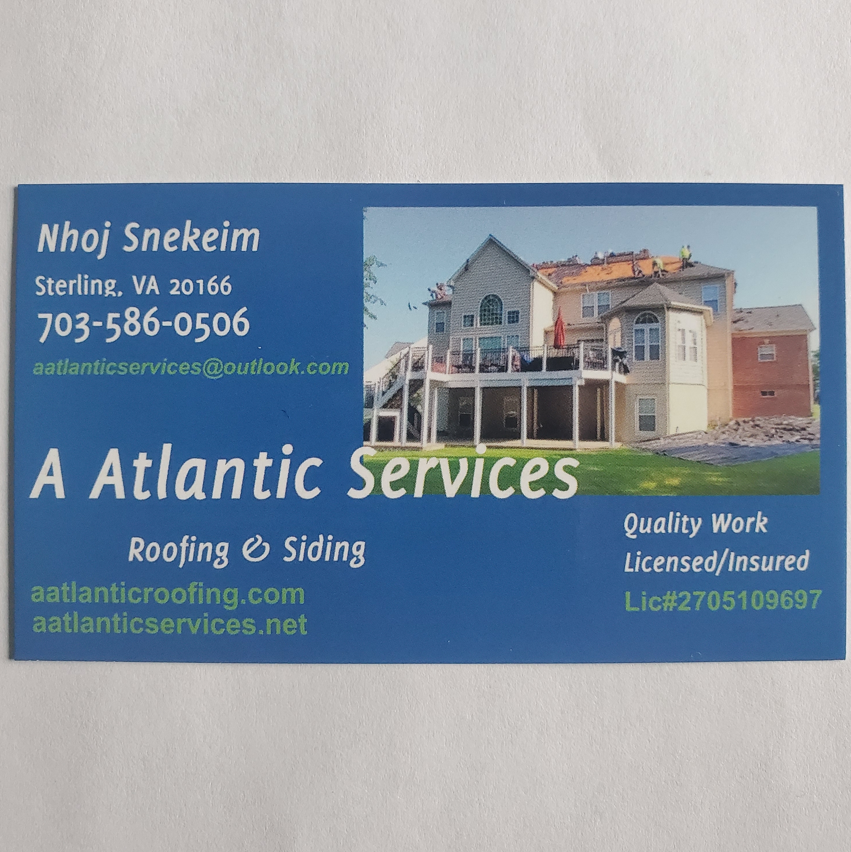 A Atlantic Services logo