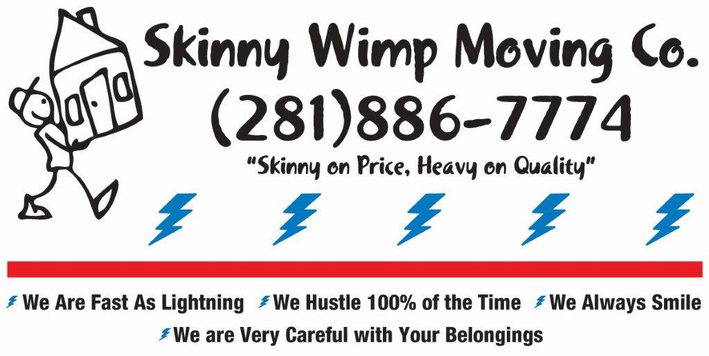 Skinny Wimp Moving Company logo