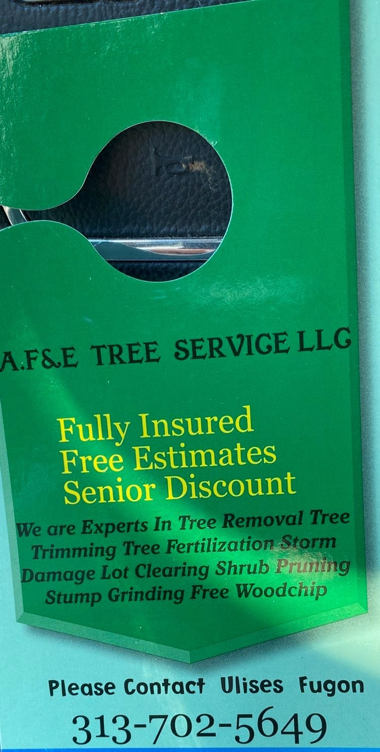Logo for F & E Tree Service, LLC