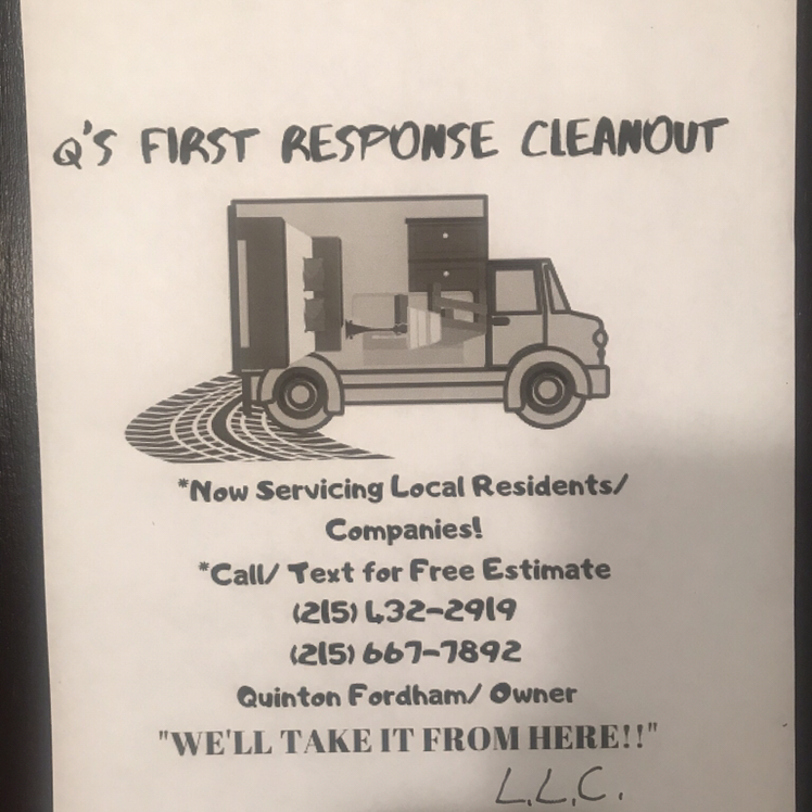 Avatar for Q's First response Clean outs and Hauling