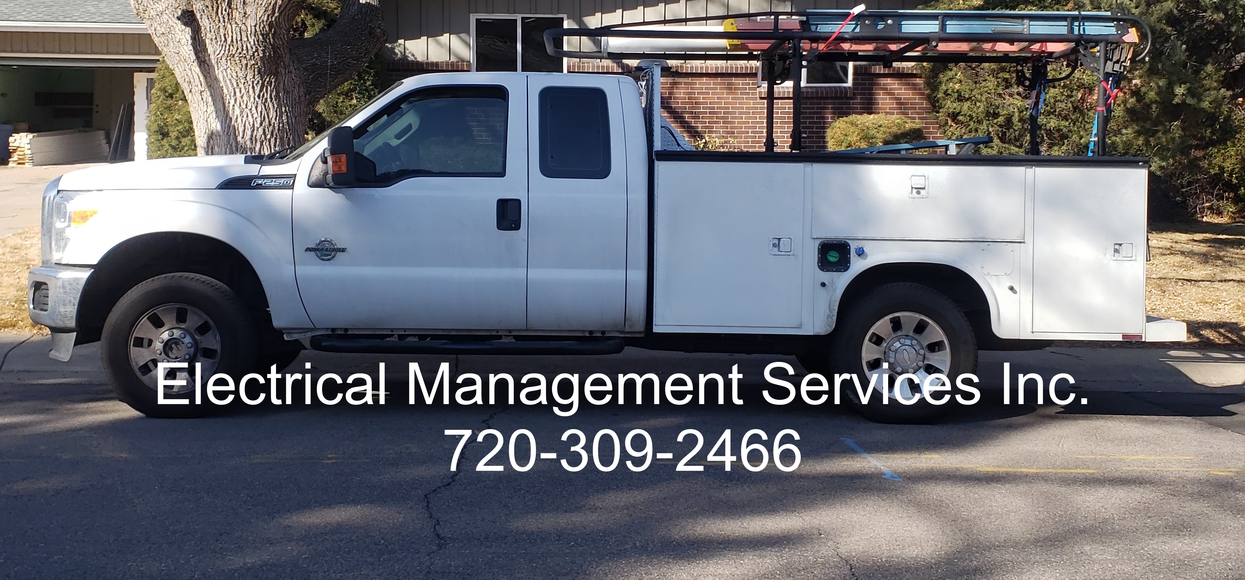 Logo for electrical management services, inc.