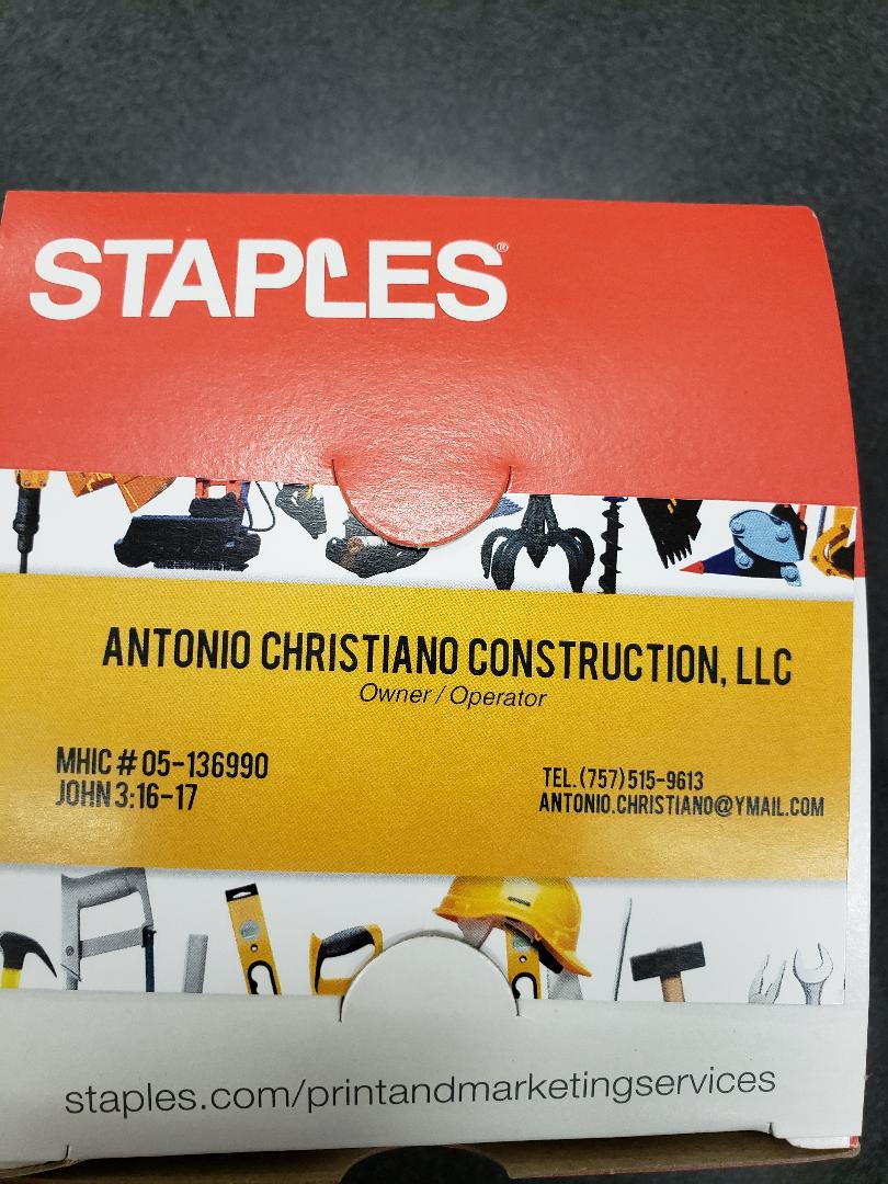 Avatar for ANTONIO CHRISTIANO CONSTRUCTION L.L.C