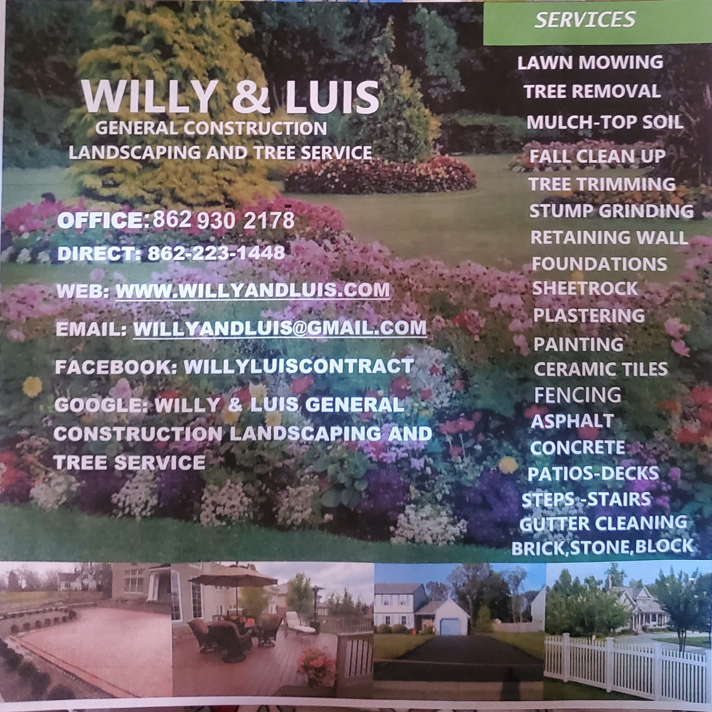 Willy & Luis Tree Service logo