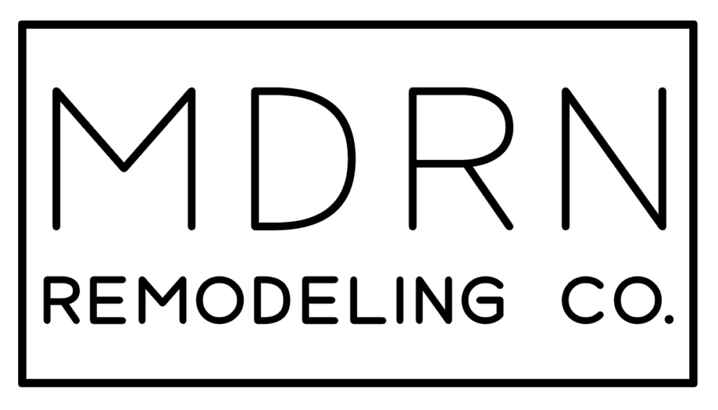 Logo for MDRN Remodeling Co