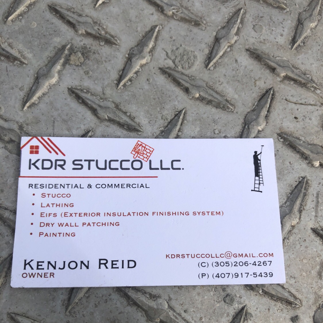 KDR Stucco logo