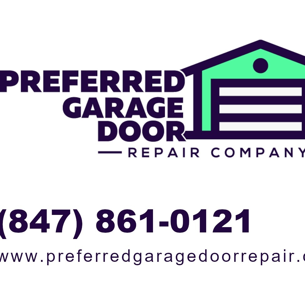 Preferred garage door repair logo