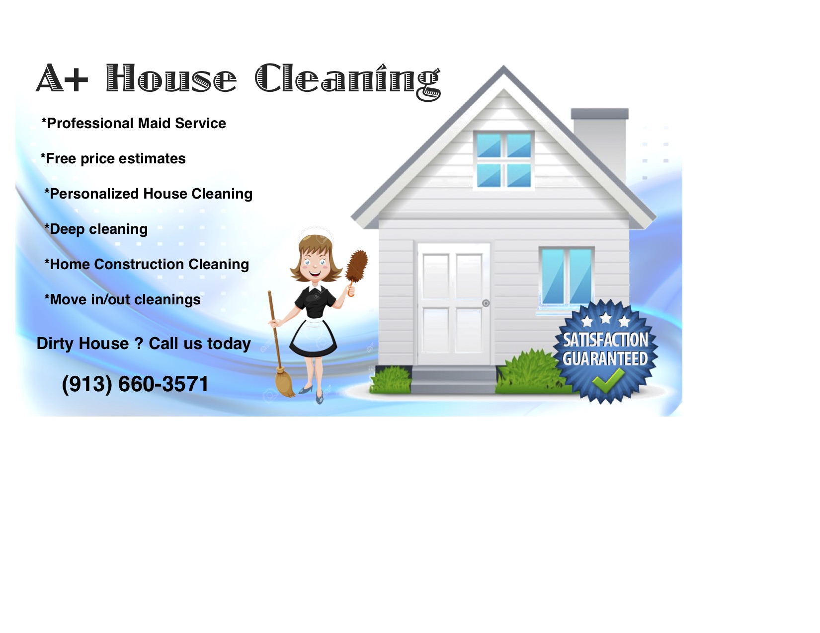 A+ House Cleaning logo