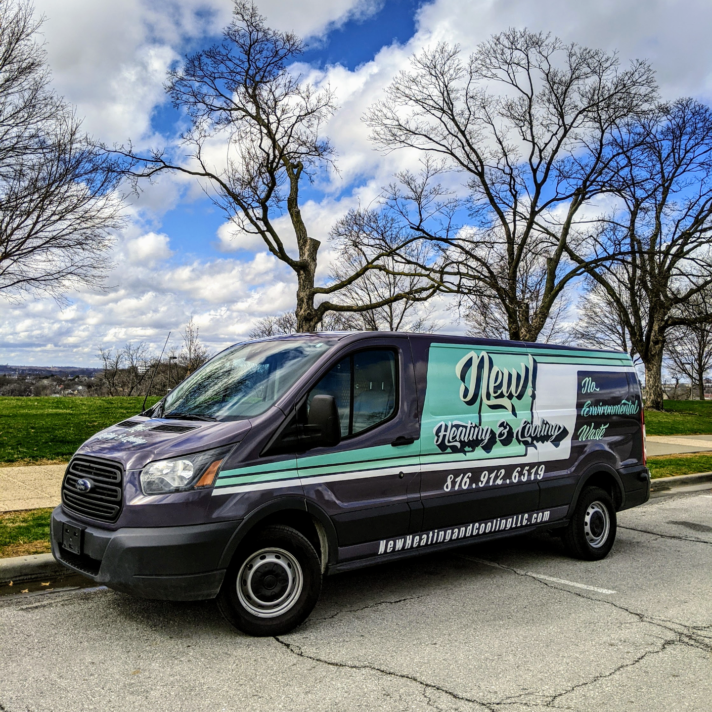 New! Heating & Cooling LLC logo