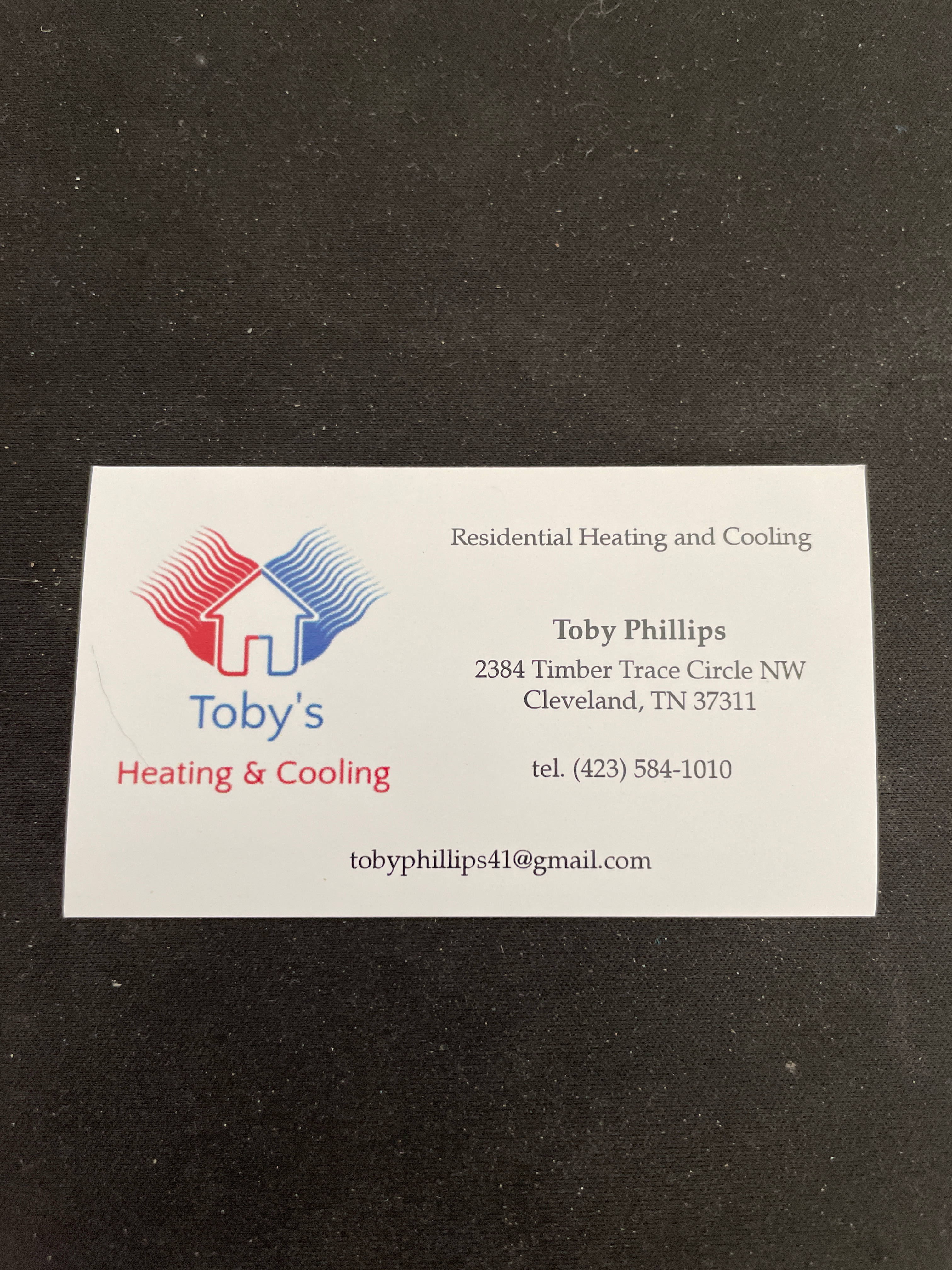 Toby's heating and cooling logo
