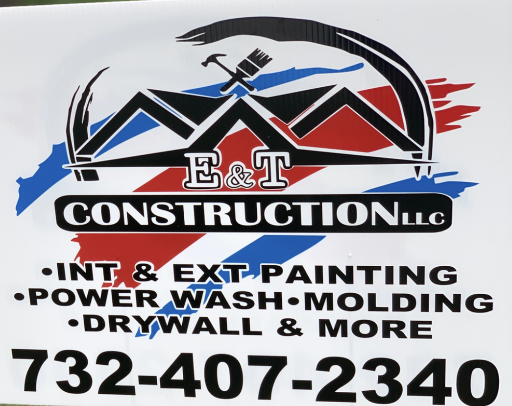 Logo for E&T construction