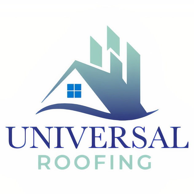 Logo for universal roofing