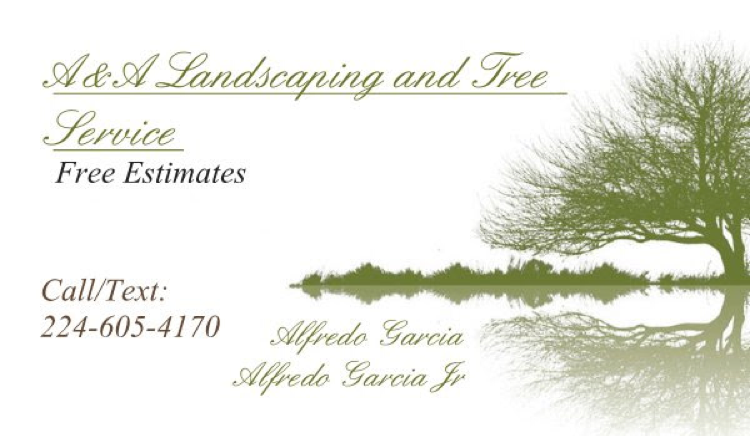 A&A Landscaping and Tree Service logo