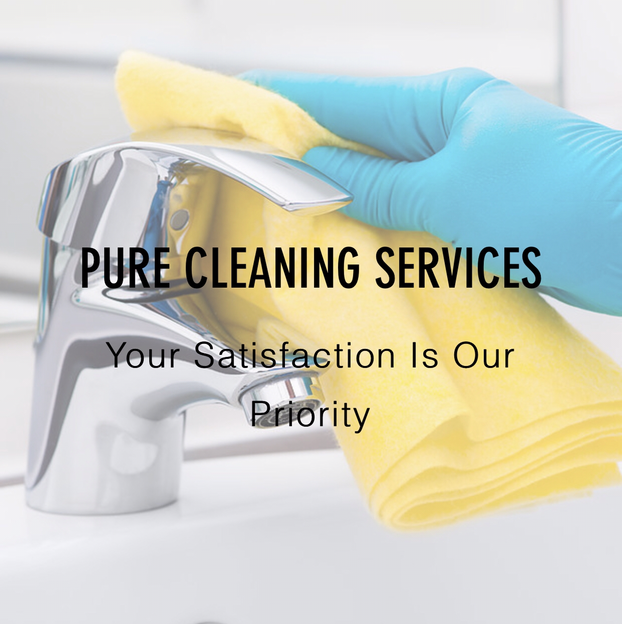 Pure cleaning Service logo