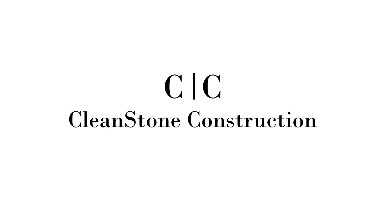 Logo for CleanStone Construction, LLC