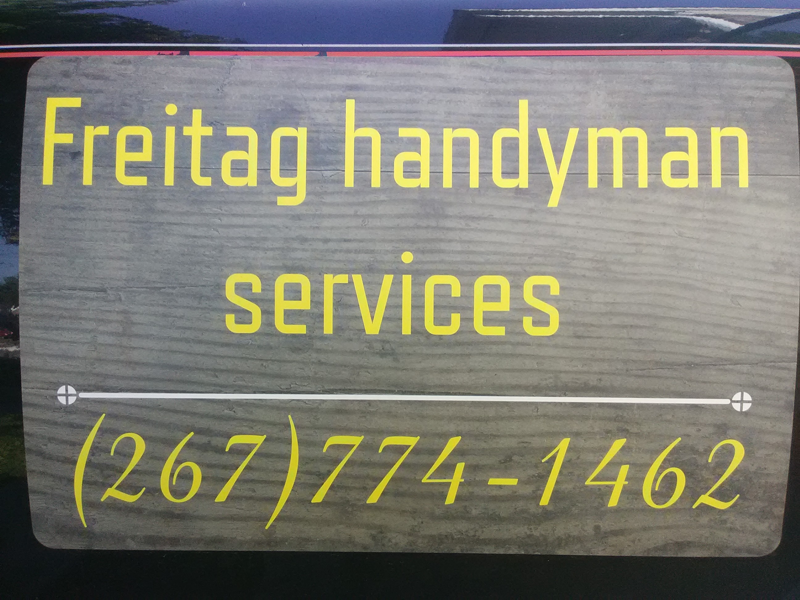 Logo for Freitag handyman services