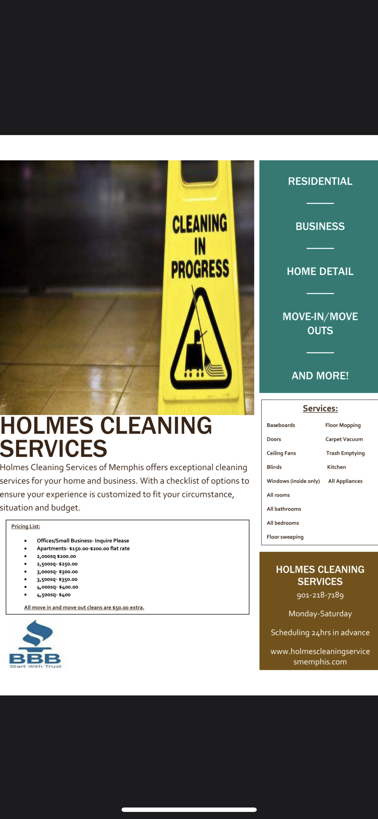 Avatar for Holmes Cleaning Services