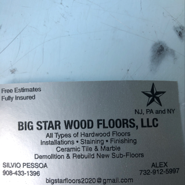Logo for Big Star Wood Floors LLC