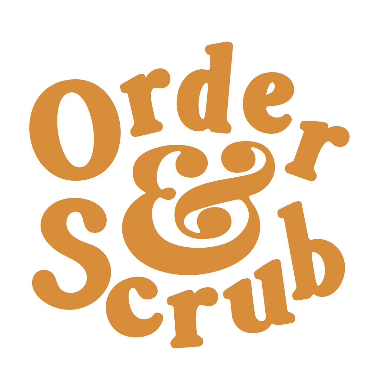 Order & Scrub logo