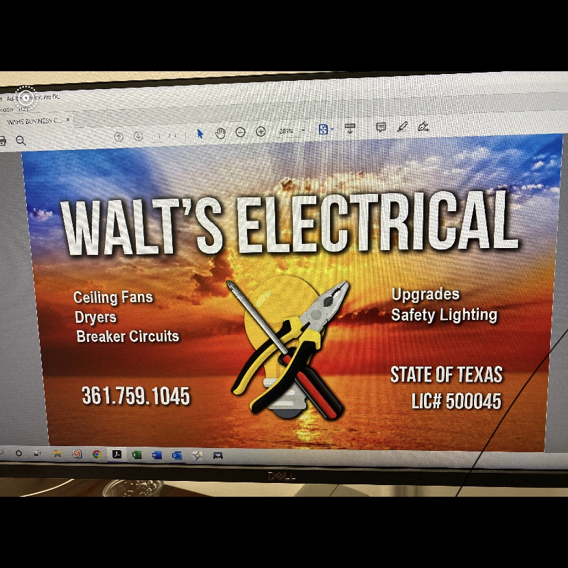 Logo for Walt's Electrical Services