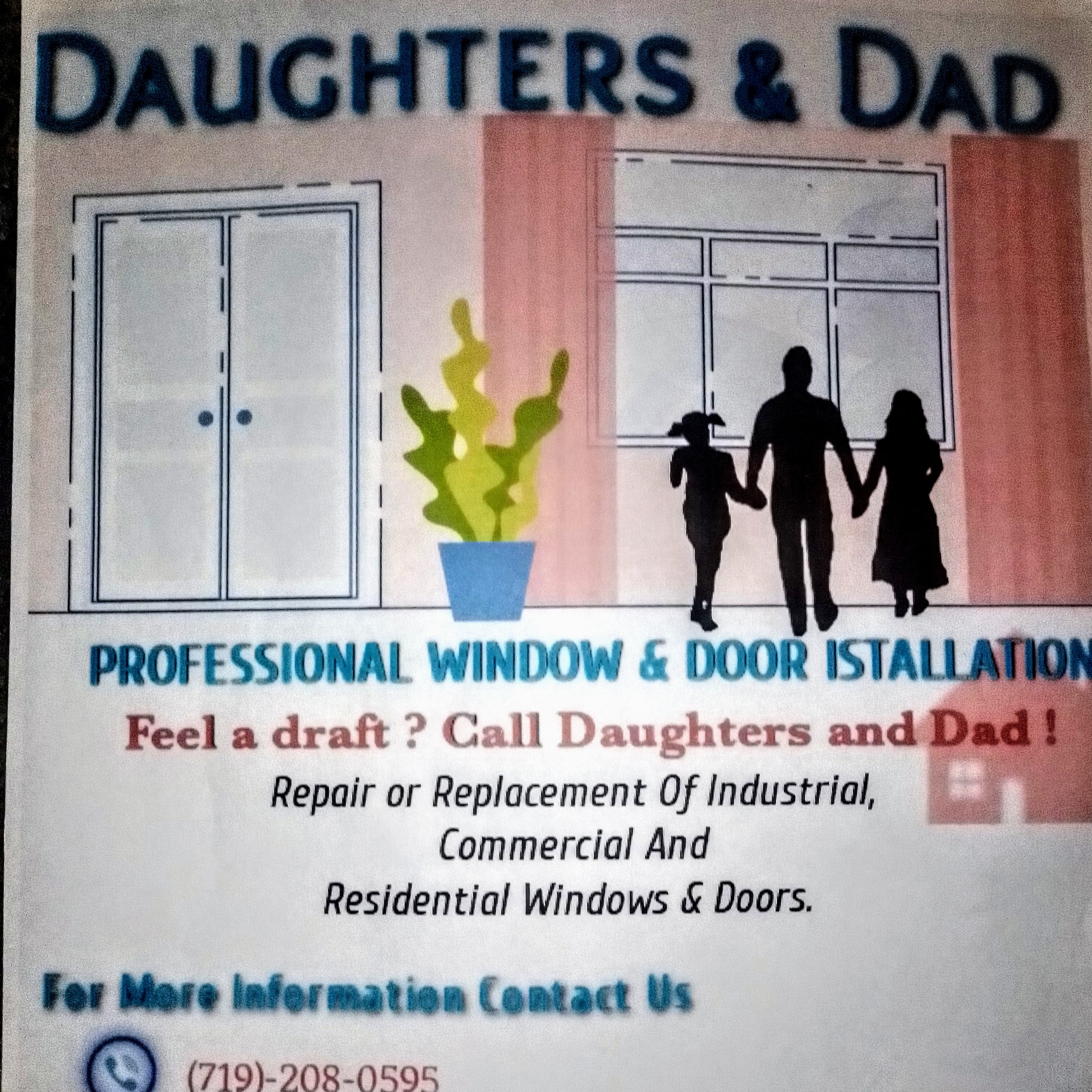 Daughter's & dad Windows and Doors logo