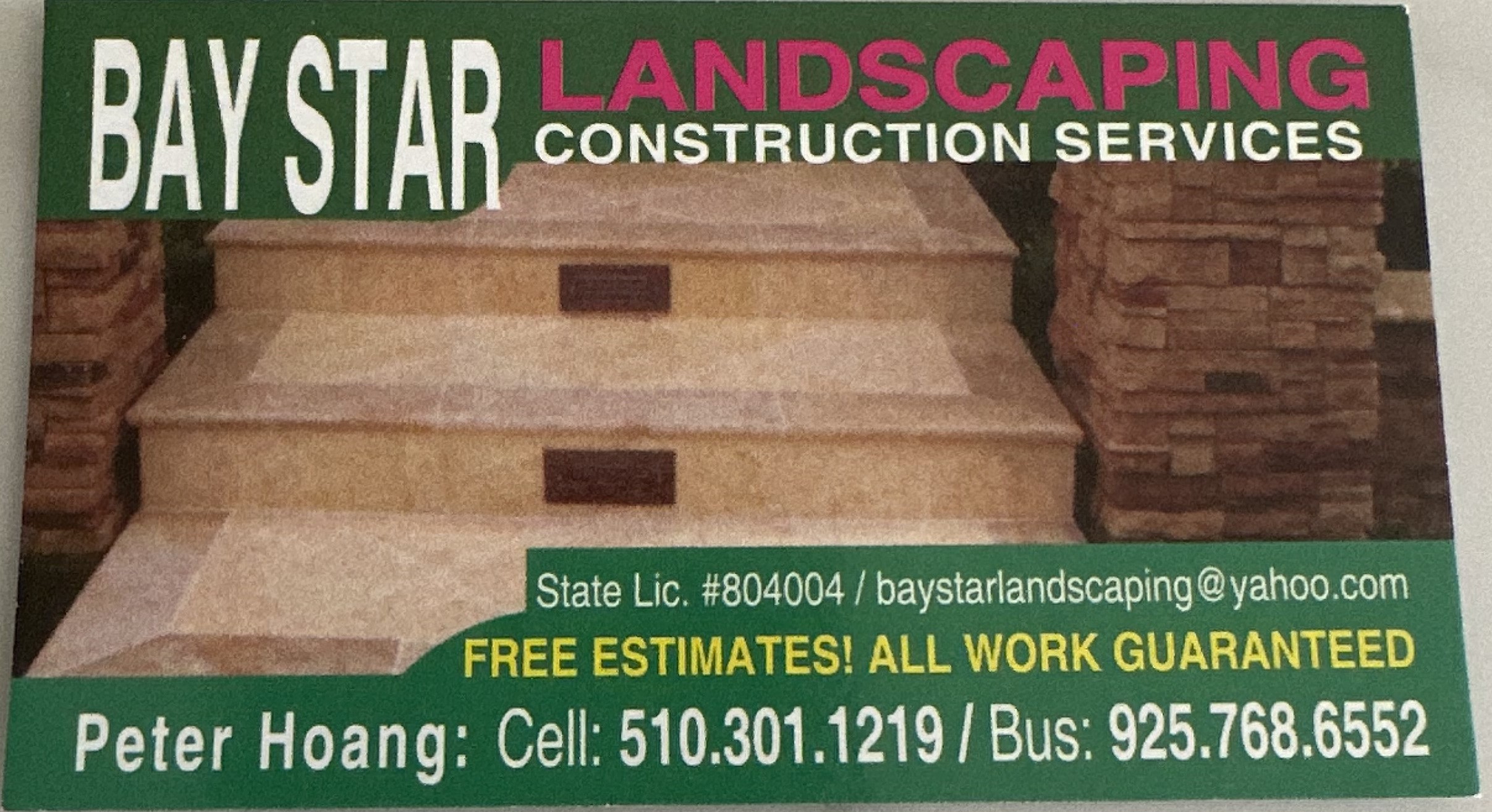 Bay Star Landscaping logo