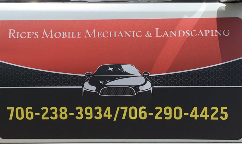 Rices Mobile Mechanic And Landscaping logo