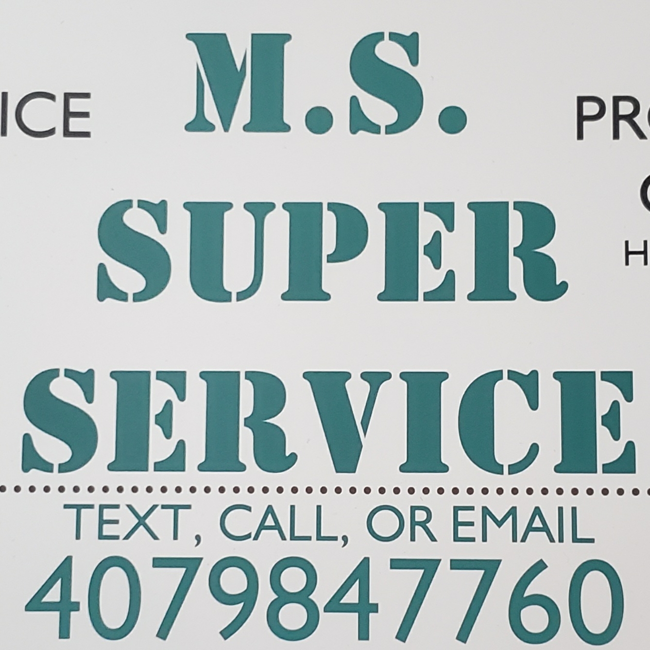M.S. Super Service LLC logo